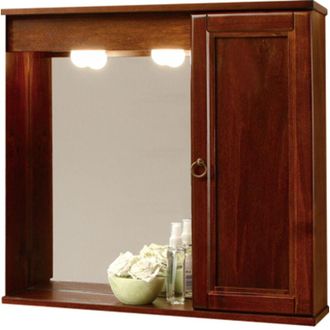 Savini Specchiera specchio bagno arredo noce da 69 cm 1 anta savini - savini sebes due