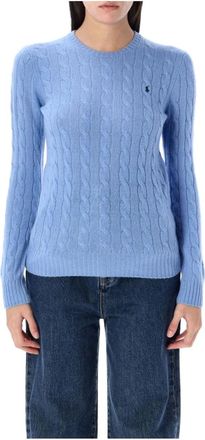 Polo Ralph Lauren Pullover met kabelpatroon - Dames - Truien - Blauw - Maat: XS Katoen