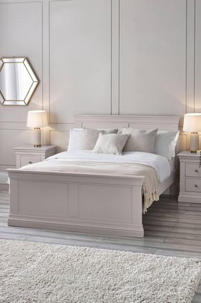 Julian Bowen Clermont Bed in Grey | Size: Double