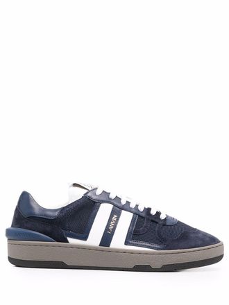 Lanvin Clay sneakers met logodetail - Blauw