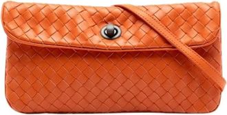 Bottega Veneta Borsa Crossbody Pre-owned - - Pre-owned - Donna - Arancione - ONE SIZE