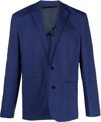 Orlebar Brown single-breasted silk blazer - men - Silk/Fabric - S - Blue