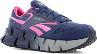 Reebok Womens Floatzig Work Oxfords, Navy-pink, 8.5 UK