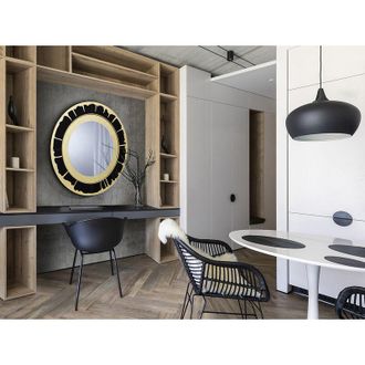 Schuller Schuller - Espejo Ocaso Pan De Oro-negro D90