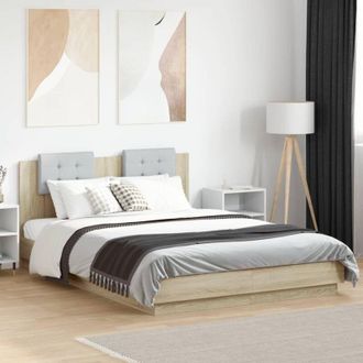 vidaXL Estructura De Cama En Esquina Gris Oscuro 90 Cm X 200 Cm Tela