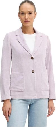 Benetton Corduroy Blazer - Dames - Jassen - Paars - Maat: XS Corduroy