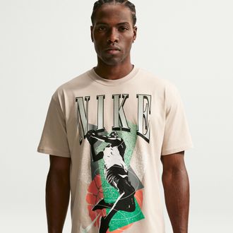 Nike Mens Basketball T-Shirt in Brown | IH4131-236