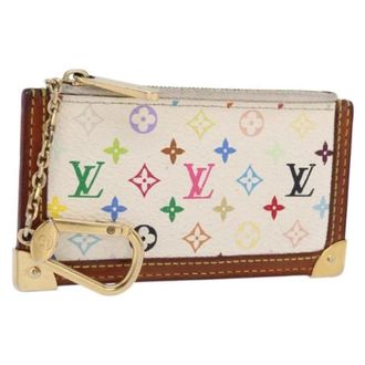 Louis Vuitton Pre-owned Mini Bags, female, White, Size: ONE SIZE Pre-owned Canvas Wallet