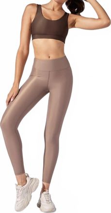 Heroine Sport High-Waisted Body Legging In Taupe