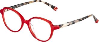 Etnia Barcelona Rood Havana Junior Brillenmontuur - unisex - Brillen - Rood - 47 MM - Accessoires