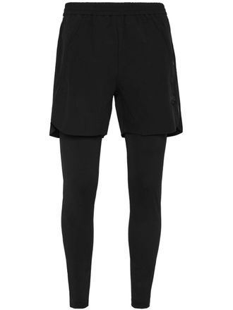 Plein Sport Reflex track pants - men - Spandex/Elastane/Polyester - XXXXL - Black