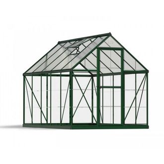 Palram Greenhouse Hybrid 6X10 - Polycarbonate - L306 x W185 x H208 - Green