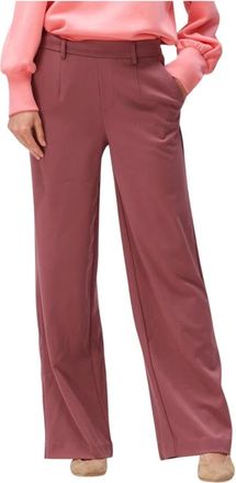 Object Object, Broeken, Dames, Roze, XL, Polyester, Objlisa Wide Pant