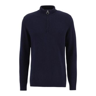 Barbour Holden Quarter Zip Jumper - Sweatshirts & Hoodies - Hombre - Azul - XL
