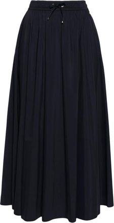 Herno Rokken, Dames, Blauw, XS, Nylon, Light Nylon Stretch Rok