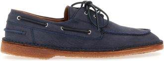 Buttero Espadrille Boat Argentario - Heren - Bootschoenen - Blauw - 42 EU - Leer - Schoenen