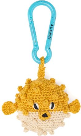 Alanui Puffer Fish Crochet Keyring-Donna