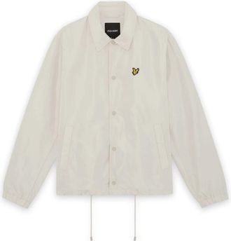 Lyle & Scott Coach Jacket - Heren - Zomerjassen - Beige - S - Jassen