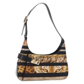 Ferragamo Pre-owned Hand Bag - Dames - Vintage Schoudertas - Veelkleurig - ONE Size - Leer - Vintage