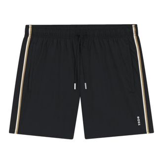 HUGO BOSS Badmode, Heren, Zwart, S, Polyester, Iconische Zwem Boxer