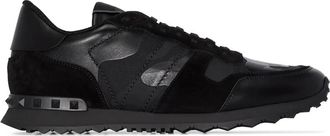 Valentino Garavani Sneaker - Heren - Sneakers - Zwart - 41 EU - Leer - Schoenen