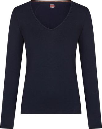 Icebreaker Merino 260 Oasis L/S V Neck Merinounterw&auml;sche f&uuml;r Damen | blau