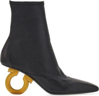 Ferragamo Ladies Black Boots, US Size 7.5