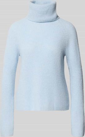 Boss Orange by Hugo Boss BOSS Orange Regular Fit Rollkragenpullover aus Woll-Alpaka-Mix Modell FALODINA in Hellblau, Größe XL