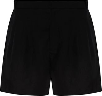 Rag & Bone Korte Broeken, Dames, Zwart, XS, Linnen, Chappell Pliss&eacute; Shorts