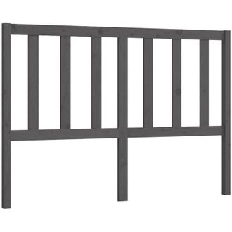 vidaXL Testiera Letto Grigia 156x4x100 cm in Legno Massello di Pino - Vidaxl