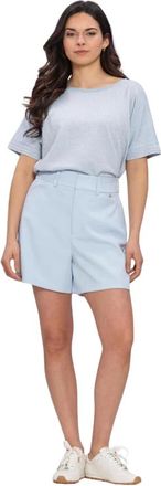 Nukus Nukus, Truien & Vesten, Dames, Blauw, XS, Nylon, Wies Top Lurex