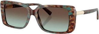 Tiffany & Co. Tf 4249 Zonnebrillen - Dames - Zonnebrillen - Bruin - 55 MM - Accessoires