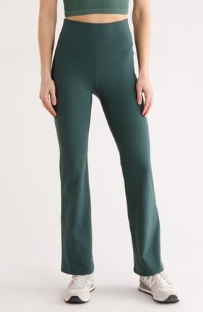 Zella Perform High Waist Flare Leggings in Green Timber at Nordstrom Rack, Size X-Small