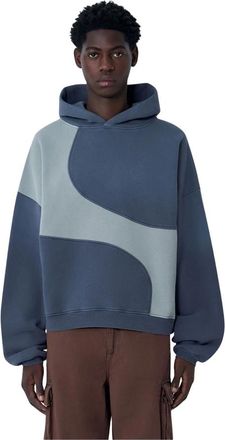 ERL Erl, Hombre, Sudaderas, Azul, Talla: XL