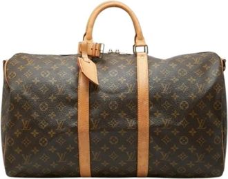 Louis Vuitton Pre-owned Weekend Bags, female, Brown, Size: ONE SIZE Pre-owned Boston Bag