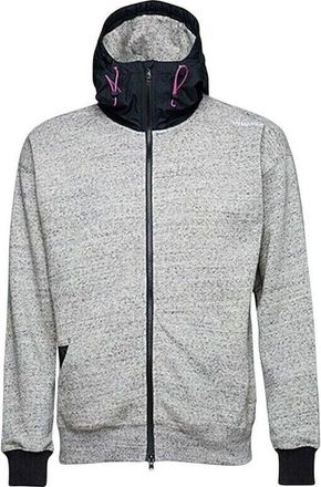 Converse Mixed Media Full Zip Sweatshirt Asia Sizing Grey 10017907-A01