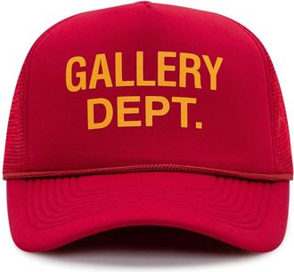 Gallery Dept. Caps, male, Red, Size: ONE SIZE Logo Trucker Cap