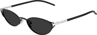 Alexander McQueen Cat-eye Zonnebrillen - Dames - Zonnebrillen - Zwart - 50 MM - Nylon - Accessoires