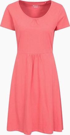 Mountain Warehouse Womens Mountain Warehouse Womens/Ladies Essentials Lora Plain Skater Dress - Pink/Orange/Red - Size: 12