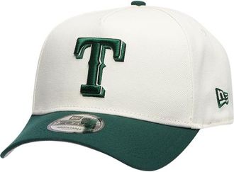 New Era Texas Rangers Rangers 9Forty A-Frame Cap - Adult Dark Green/White