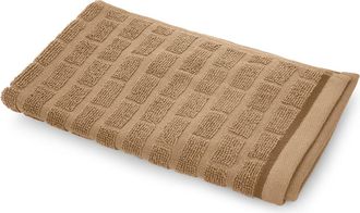 KASANOVA Asciugamano viso ospite cotone Pop Corn Brick beige chiaro