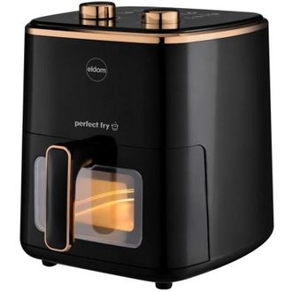 Eldom Eldom - Freidora Sin Grasa Fritta, Capacidad 5,0 L, Regulable Temp., Reloj, 1500 W