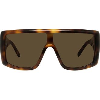Givenchy Rectangular Flat Top Sunglasses in Blonde Havana /Brown at Nordstrom