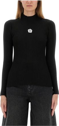 Kenzo Maglione Dolcevita - - Knitwear - Donna - Nero - M
