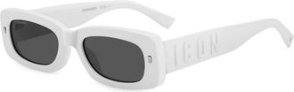 Dsquared2 unisex, Accessoires, Wit, Maat: 52 MM