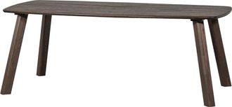 De Eekhoorn Massivholz Design Esstisch Tabloo 180 x 100 cm, Eichenholz Mystic Braun