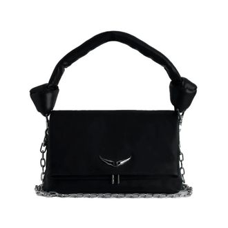 Zadig&Voltaire Tassen, Dames, Zwart, ONE Size, Leer, Rocky Yellow Bag