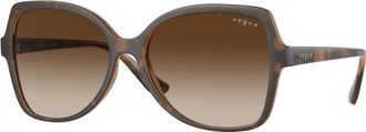 Vogue Womens VO5488S-238613 VO5488S 56 238613 Sunglasses - Brown - One Size
