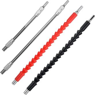 OEM Juego De 4 Extensiones Flexibles Para Brocas De Taladros El&eacute;ctricos