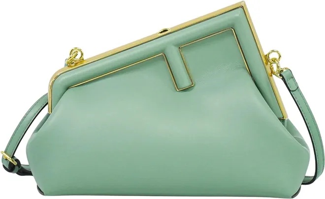 First Bag Leather Green Leather Bag (Pre-Owned)